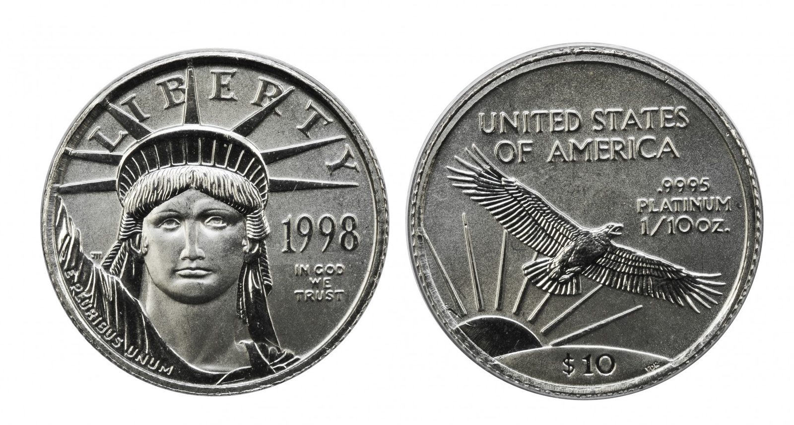1998年アメリカン・プラチナ・イーグル